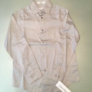 NWT: Calvin Klein LS Button Down Dress Shirt